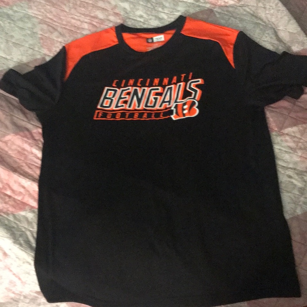 Bengals Silk shirt for men size large